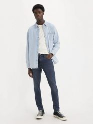 Levi's Dżinsy "512" - Slim fit - w kolorze granatowym rozmiar: W31/L30. Niebieskie jeansy męskie Levi's. Za 210.31 zł.