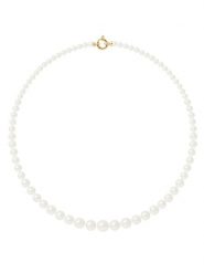 Pearl Addict Naszyjnik z perłami w kolorze białym - dł. 50 cm rozmiar: onesize. Białe naszyjniki damskie Pearl Addict, złote. Za 1,652.99 zł.