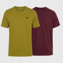 KOSZULKA MĘSKA 4F T-SHIRT LIMITOWANY KOMPLET ZESTAW 2 SZTUKI S M3948 SS26. T-shirty sportowe męskie 4f, m, z bawełny, bez ramiączek, na fitness i siłownię. Za 75.80 zł.