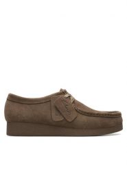 Clarks Półbuty WallabeeEVOSh 26174748 Brązowy. Brązowe półbuty damskie Clarks, bez wzorów, ze skóry, bez obcasa, na płaskiej podeszwie. Za 539.99 zł.