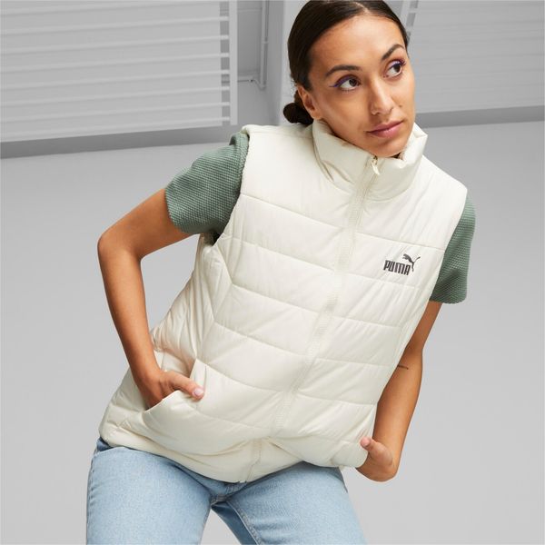 Kamizelka Puma ESS Padded Vest, Kobiety. Brązowe kamizelki damskie Puma, z poliesteru. Za 390.00 zł.