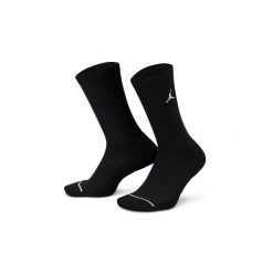 Skarpety sportowe Nike Jordan 3-pack. Czarne skarpetki męskie Nike, bez wzorów. Za 82.99 zł.