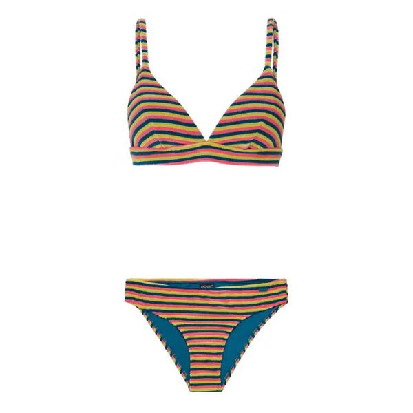 Damski 2-częściowy kostium kąpielowy Protest Elzi Bralette. Czerwone bikini damskie Protest, bez wzorów. Za 258.00 zł.