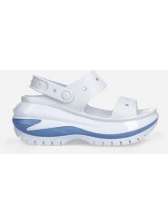 Crocs Sandały "Mega Crush" w kolorze błękitnym rozmiar: 42/43. Niebieskie sandały damskie Crocs, bez wzorów, bez obcasa, na koturnie. Za 188.85 zł.