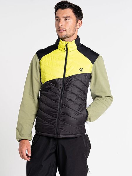 Dare 2b Kamizelka hybrydowa "Gendarme Wool" w kolorze czarno-żółtym rozmiar: L. Czarne kamizelki męskie Dare 2b, l, z materiału. Za 157.73 zł.