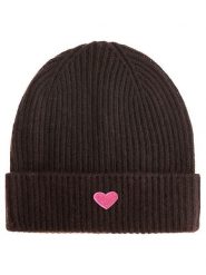 Zwillingsherz Kaszmirowa czapka beanie w kolorze brązowym rozmiar: onesize. Brązowe czapki zimowe damskie Zwillingsherz, z kaszmiru. Za 173.99 zł.