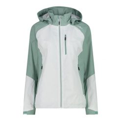 Damska kurtka narciarska z kapturem CMP. Białe kurtki damskie CMP, bez wzorów, z kapturem, narciarskie. Za 369.10 zł.
