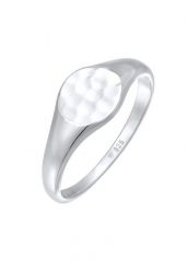 Elli Damski kuty sygnet Royal Trend srebro 925 Sterling Silver Pierścionki 1 ct. Szare pierścionki damskie Elli, srebrne. Za 228.99 zł.