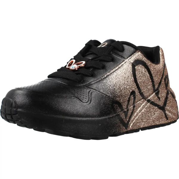 Buty SKECHERS UNO LITE - HEARTDUST FOREVER Czarny. Czarne obuwie treningowe damskie Skechers, na fitness i siłownię. Za 282.99 zł.