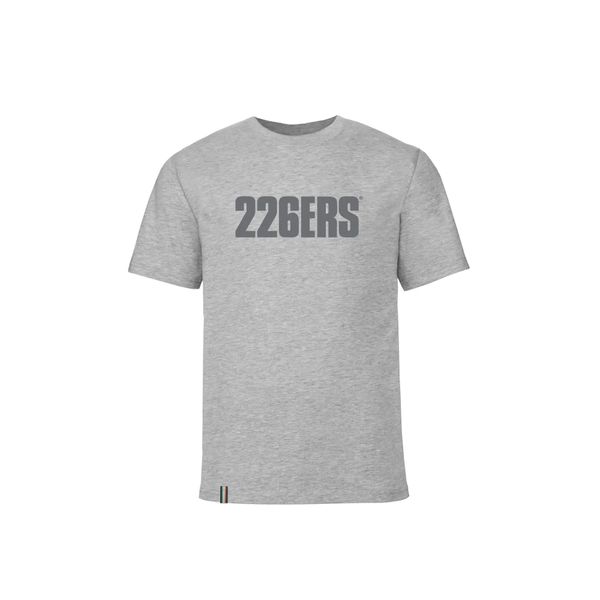 Koszulka z dużym logo 226ERS. Szare bluzki sportowe damskie 226ERS, m, z bawełny, bez kołnierzyka, bez ramiączek. Za 181.50 zł.