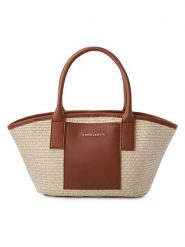Vince Camuto Shopper bag w kolorze beżowo-jasnobrązowym - 38 x 19 x 12 cm rozmiar: onesize. Brązowe shopper bag damskie Vince Camuto, bez wzorów, z materiału, na ramię, bez dodatków. Za 126.75 zł.