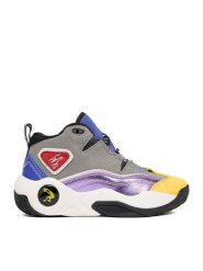 Shaq Sneakersy EO-H.O.F AQ95027Y-ZZ Szary. Szare buty sportowe chłopięce Shaq, ze skóry, bez zapięcia. Za 149.99 zł.