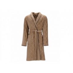 Szlafrok męski rozm. XL Barron Camel 630. Brązowe szlafroki męskie Vossen, m, bez wzorów, z bawełny. Za 480.00 zł.