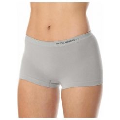 Bokserki damskie bawełniane Brubeck. Szare bokserki i panty damskie Brubeck, s, bez wzorów, z bawełny. Za 26.99 zł.