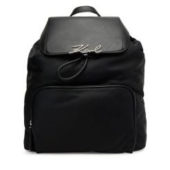 Plecak KARL LAGERFELD. Czarne plecaki damskie Karl Lagerfeld, bez wzorów. Za 649.99 zł.