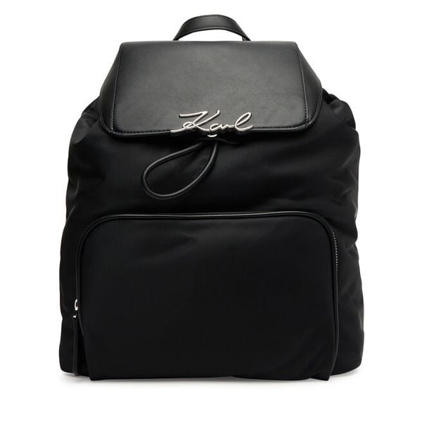 Plecak KARL LAGERFELD. Czarne plecaki damskie Karl Lagerfeld, bez wzorów. Za 649.99 zł.