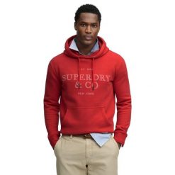 Bluza z kapturem Superdry 1954 Company. Czerwone bluzy z kapturem męskie Superdry., m. Za 349.55 zł.
