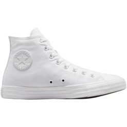 Buty sportowe Converse Chuck Taylor All Star Canvas. Białe buty sportowe na co dzień damskie Converse, bez wzorów. Za 390.00 zł.