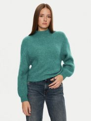 American Vintage Sweter East EAST18QH24 Zielony Loose Fit. Zielone swetry klasyczne damskie American vintage, m, z wełny, bez kołnierzyka. Za 319.99 zł.