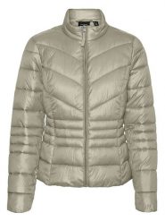Vero Moda Kurtka pikowana w kolorze beżowym rozmiar: M. Brązowe kurtki damskie Vero Moda, m, bez wzorów, bez kaptura. Za 83.42 zł.