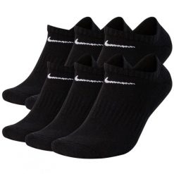Skarpetki treningowe męskie Nike SX7675-010 6 pack. Czarne skarpetki męskie Nike, bez wzorów. Za 84.99 zł.
