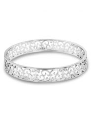 Eclat d'Argent Srebrna bransoletka rozmiar: onesize. Szare bransoletki damskie Eclat d'Argent, srebrne. Za 404.45 zł.