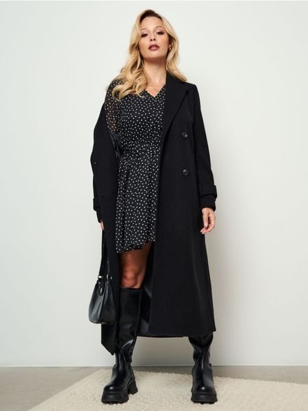 Sukienka - wielobarwny. Sukienki damskie Sinsay, l, bez wzorów, bez kołnierzyka, bez ramiączek. Za 59.99 zł.