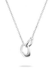 Tamaris Naszyjnik z elementem ozdobnym - dł. 45 cm rozmiar: onesize. Szare naszyjniki damskie Tamaris, srebrne. Za 130.99 zł.