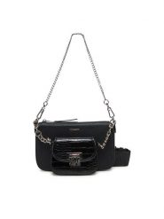 Steve Madden Torebka Bnaim SM13001550 Czarny. Czarne torebki klasyczne damskie Steve Madden, bez wzorów, ze skóry, wizytowe, bez kołnierzyka, bez ramiączek. Za 239.99 zł.