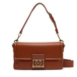 Torebka LOVE MOSCHINO. Brązowe torebki klasyczne damskie Love Moschino, bez wzorów, bez dodatków. Za 659.99 zł.