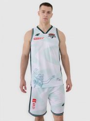 4F Koszulka meczowa replika domowa z sezonu 2024/25 męska 4F x PLK - Zastal Zielona Góra - multikolor XXL. Zielone t-shirty sportowe męskie 4f, m, z dzianiny, bez ramiączek, na fitness i siłownię. Za 219.99 zł.
