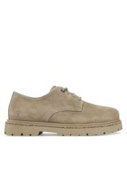 Birkenstock Półbuty Highwood Lace Low 1029730 Beżowy. Brązowe półbuty damskie Birkenstock, bez wzorów, ze skóry, bez obcasa, na płaskiej podeszwie. Za 539.99 zł.