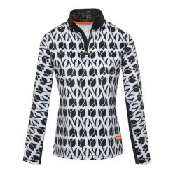 Bluza narciarska Damska Gareth & Lucas The One Hundred and Seventeen. Białe bluzy bez kaptura damskie GARETH & LUCAS, z elastanu. Za 229.99 zł.