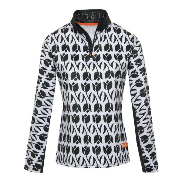 Bluza narciarska Damska Gareth & Lucas The One Hundred and Seventeen. Białe bluzy bez kaptura damskie GARETH & LUCAS, z elastanu. Za 229.99 zł.