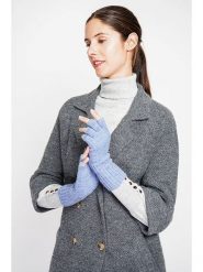 ASSUILI Rękawiczki w kolorze błękitnym rozmiar: onesize. Niebieskie rękawiczki damskie Assuili, bez wzorów, z materiału. Za 91.56 zł.