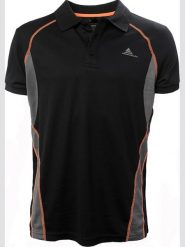 Peak Mountain Funkcyjna koszulka polo w kolorze czarnym rozmiar: XXL. Czarne koszulki polo męskie Peak Mountain, xxl, bez wzorów, z materiału, bez ramiączek. Za 86.99 zł.