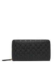 Valentino Portfel Samba Re VPS8ZG155 Czarny. Czarne portfele damskie Valentino, bez wzorów, ze skóry. Za 249.99 zł.