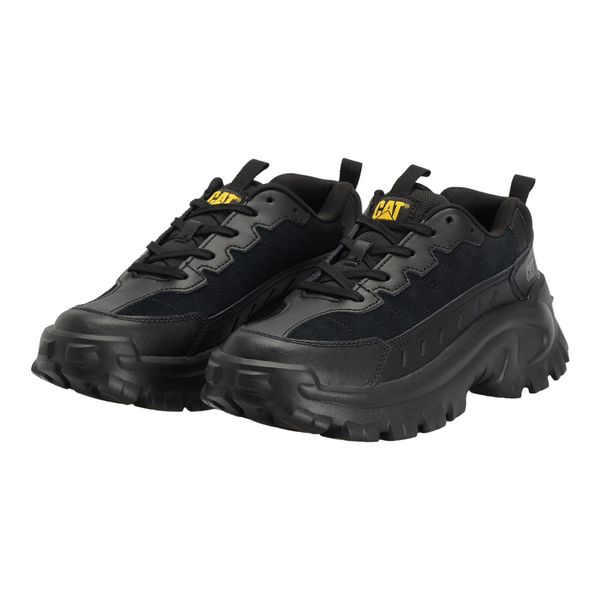 Męskie Buty Intruder Nubuck. Czarne buty trekkingowe męskie CATerpillar, z gumy, bez zapięcia, trekkingowe. Za 542.99 zł.