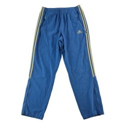 Second life - Spodnie dresowe męskie welur Adidas - Stan bardzo dobry. Niebieskie spodnie sportowe męskie Adidas, z dresówki. Za 170.36 zł.