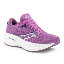 Buty do biegania damskie Saucony Triumph 21. Fioletowe obuwie do biegania damskie Saucony. Za 579.99 zł.