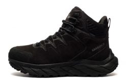 Buty sportowe męskie Karrimor Goshawk Mid. Czarne buty trekkingowe męskie Karrimor, z materiału, bez zapięcia, trekkingowe. Za 283.49 zł.