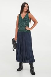 Top damski z cekinami Milord WEEKEND MAX MARA. Topy damskie Weekend Max Mara, m, bez wzorów, bez kołnierzyka. Za 889.00 zł.