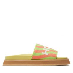 Klapki HOFF. Czerwone klapki damskie HOFF, bez wzorów, bez obcasa. Za 279.99 zł.