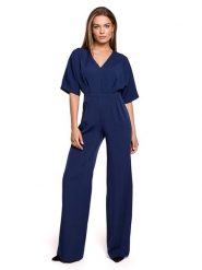 Stylove Kombinezon w kolorze granatowym rozmiar: M. Niebieskie kombinezony damskie Stylove, m, bez wzorów, bez kołnierzyka, bez ramiączek. Za 199.95 zł.
