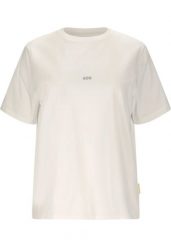 Sos Koszulka Mera W SS z bawełny organicznej i elastanu – 1002 White. Brązowe bluzki sportowe damskie SOS, m, z bawełny, bez kołnierzyka, bez ramiączek. Za 157.00 zł.