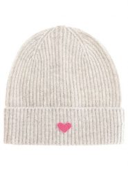 Zwillingsherz Kaszmirowa czapka beanie w kolorze szarym rozmiar: onesize. Szare czapki zimowe damskie Zwillingsherz, z kaszmiru. Za 173.99 zł.