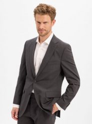 BOSS marynarka garniturowa z nowej wełny - H-Harvey-MM-C-NF Mężczyźni Slim Fit szary, 98. Szare marynarki męskie Boss, bez wzorów, z wełny. Za 1,499.95 zł.