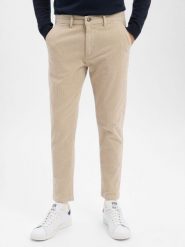 Lindbergh Spodnie Mężczyźni Bawełna beżowy, XXL. Brązowe spodnie materiałowe męskie Lindbergh, bez wzorów, z bawełny. Za 349.95 zł.