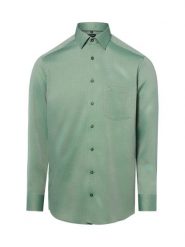 OLYMP Luxor modern Fit Koszula Mężczyźni Modern Fit Bawełna zielony, 43. Zielone koszule męskie OLYMP Luxor modern Fit, m, bez wzorów, z bawełny, bez kołnierzyka, bez ramiączek. Za 279.95 zł.