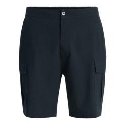 Spodenki hybrydowe dla Mężczyzn HALF 19" Czarny. Czarne szorty męskie Quiksilver, na lato, bez wzorów, z elastanu. Za 239.99 zł.